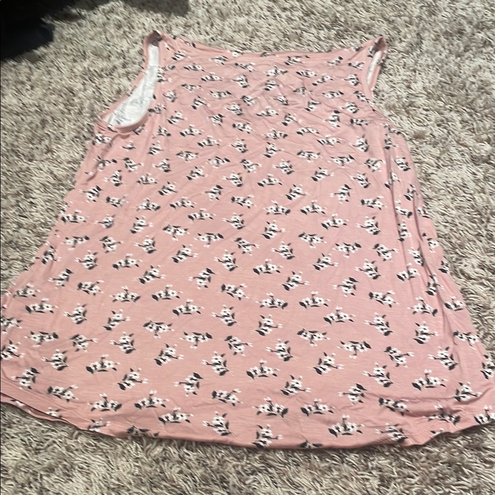 Maurices Pink Sleeveless Relaxed Tank Top - Picture 3 of 3